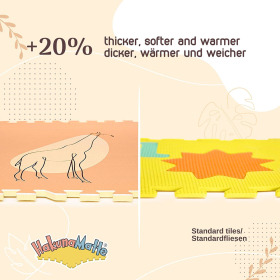 Hakuna Matte XXL Puzzlematte, Jungle Sunset 1.8 x 1.2 m