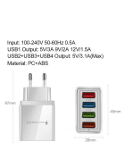 AAi Mobile X4 Quick Charge 3.0, 48 W