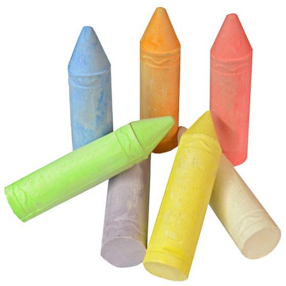 Strassenmalkreide XXL, 7 St&uuml;ck