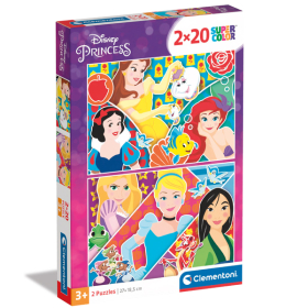 Clementoni Puzzle Princess, 2x20 teilig