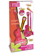 Bontempi Rockgitarre mit Standmikrofon-Verst&auml;rker