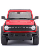 Maisto Ford Bronco Wildtrak 2021 1/18 red