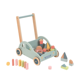 Spielba Baby Walker Auto mit Baukl&ouml;tze
