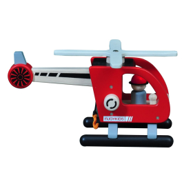 Spielba Feuerwehrhelikopter mit Figur