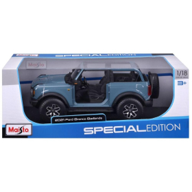 Maisto Ford Bronco Badlands 2021, 1:18, blue