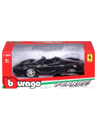 Bburago Ferrari R&P Aperta 1/24 schwarz