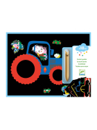 Djeco Scratchbilder Fahrzeuge entdecken