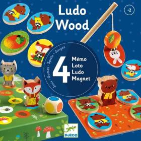 Djeco Magnetspiel Ludo Wood
