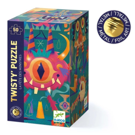 Djeco Wizzy Puzzle Monster Party, 50 Teile