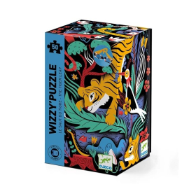 Djeco Wizzy Puzzle Tigersprung, 50 Teile