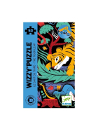 Djeco Wizzy Puzzle Tigersprung, 50 Teile