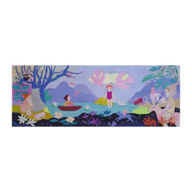 Djeco Puzzle Gallery Childrens lake, 100 Teile