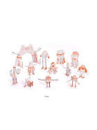 Djeco 3D Bau- & Malset Monster