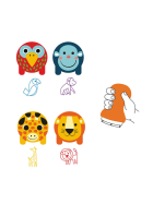 Djeco Kleinkind-Stempel Savannentiere