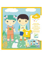 Djeco Stickerbilder Kleidungsst&uuml;cke