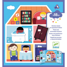 Djeco Stickerbilder Haus