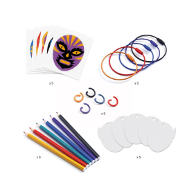 Djeco Artistic plastic Wrestler-Schl&uuml;sselanh&auml;nger