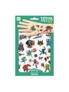 Djeco Tattoos Helden gegen Schurken