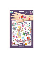 Djeco Tattoos Leuchtende V&ouml;gel