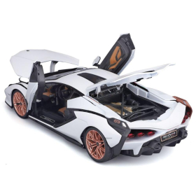 Bburago Lamborghini Sian FKP 37 1/18 weiss/schwarz