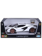 Bburago Lamborghini Sian FKP 37 1/18 weiss/schwarz