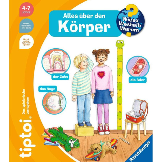 Ravensburger tiptoi&reg; Wieso? Weshalb? Warum? Alles &uuml;ber den K&ouml;rper
