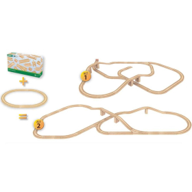 BRIO 50 Piece Track Pack