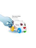 BRIO World BRIO Sticker-Lokomotive