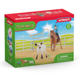 Schleich Team Roping mit Cowgirl