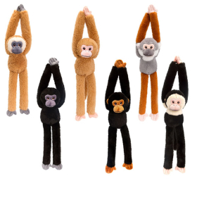 Keel Keeleco Affen h&auml;ngend, 40 cm, assortiert