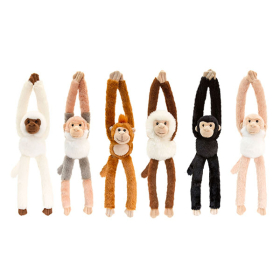 Keel Affe h&auml;ngend, 47 cm, assortiert