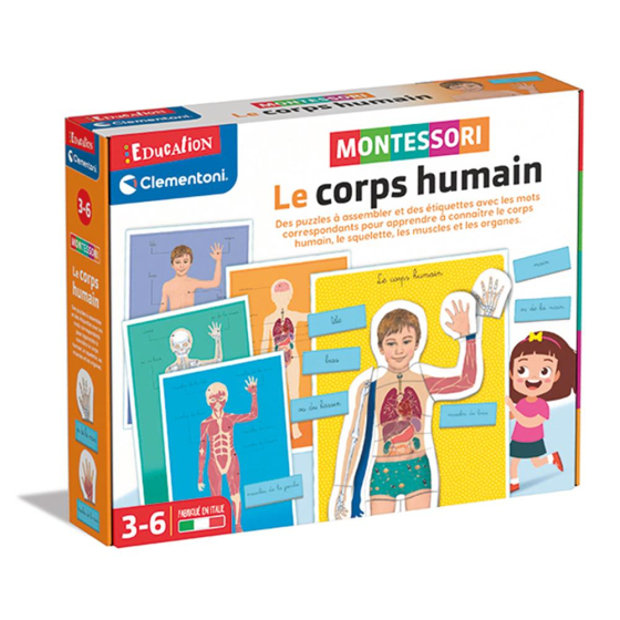 Clementoni Montessori Le corps humain