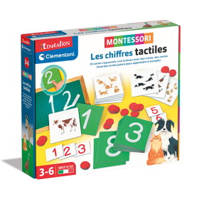 Clementoni Montessori Les chiffres tactiles