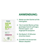 alkmene Mein Teebaumöl Anti-Unreinheiten Maske, 2 x 7 ml