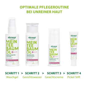 alkmene Mein Teebaumöl Hautbildverfeinernde Gesichtscreme, 50 ml