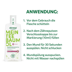 alkmene Mein Teebaumöl Antibakterielle Mundspülung, 500 ml