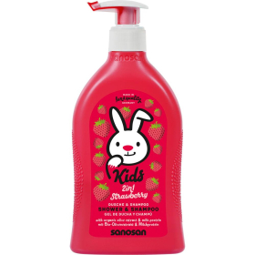 sanosan 2in1 Dusche & Shampoo Strawberry. 400 ml