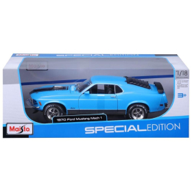 Maisto Ford Mustang Mach 1 1970 1/18 blau