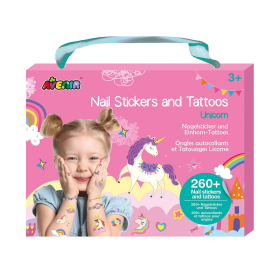 Avenir Nagelsticker & Tattoos Einhorn