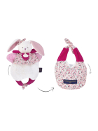 Doudou Amusette Hase Schmusetuch 30cm