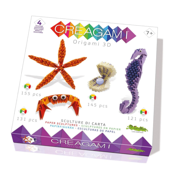 Creagami Origami 3D 4er Set Meer 552 Teile