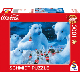 Schmidt Spiele Coca Cola Polarbären 1000 Teile