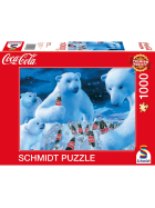 Puzzle Coca Cola Polarbären, 1000 Teile