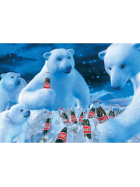 Puzzle Coca Cola Polarbären, 1000 Teile