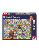 Puzzle La Catrina, 2000 Teile