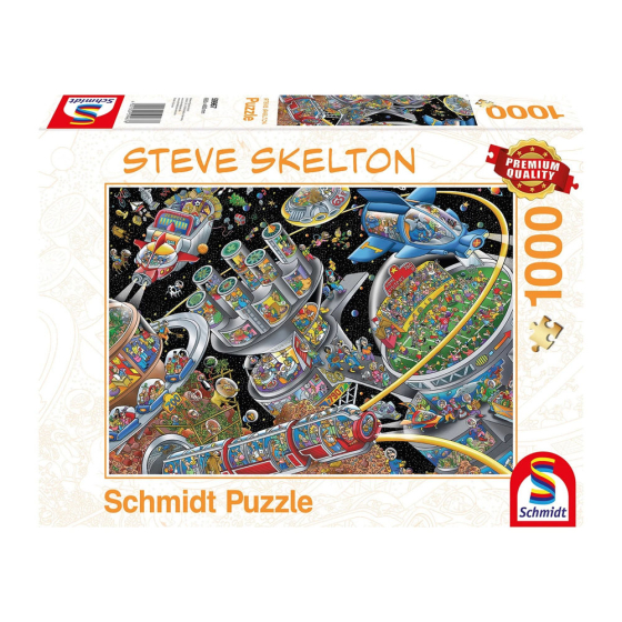 Puzzle Weltall-Kolonie, 1000 Teile