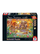 Puzzle Afrikas Tiere, 1000 Teile