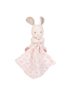 Doudou Bio Hase mit Schmusetuch, rosa 15cm