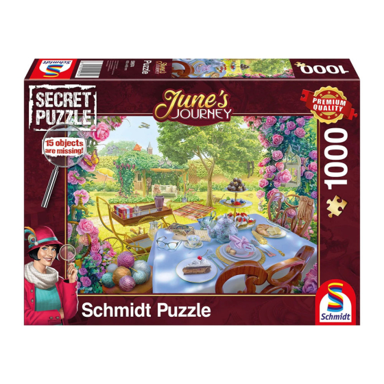 Puzzle Tee im Garten, 1000 Teile