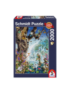 Puzzle Im Tal der Wasserfeen, 2000 Teile
